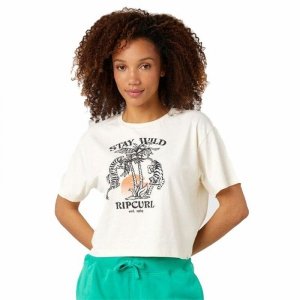 Koszulka z krótkim rękawem Rip Curl Stay Wild  Biały