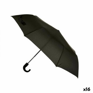 Parasol Czarny Metal Materiał 100 x 100 x 62 cm (16 Sztuk)