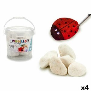 Mix Kamieni Pincello Biały 3 Kg 18 x 16 x 18 cm Rękodzieło (4 Sztuk)