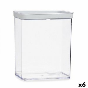 Soik Przezroczysty Silikon polistyrenu ABS 3,3 L 10,5 x 23,7 x 21 cm (6 Sztuk)