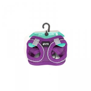 Szelki dla psa Gloria Trek Star 32,8-35,4 cm 45-47 cm Fioletowy M