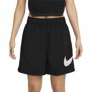 Krótkie Spodenki Sportowe Damskie Nike Sportswear Essential Czarny