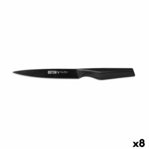 Nóż Szefa Kuchni Quttin Black Edition 13 cm 1,8 mm (8 Sztuk)