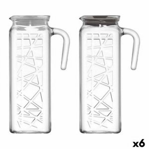Dzbanek LAV Line Przezroczysty Szkło (6 Sztuk) (1,2 L)