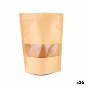 Zestaw toreb na żywność wielokrotnego użytku Algon Zamknięcie uszczelniające 10 x 15 x 3,5 cm (36 Sztuk)