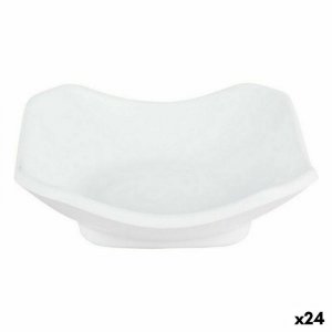 Zestaw do Degustacji Viejo Valle Troya Biały Melamina Kwadratowy 11 x 11 x 3,5 cm (24 Sztuk)