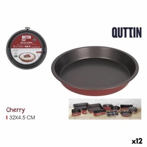Forma do pieczenia Quttin Cherry Stal węglowa 32 x 32 x 5 cm (12 Sztuk)