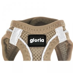 Szelki dla psa Gloria 45-47 cm Beżowy L 32,8-35,4 cm