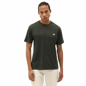 Koszulka z krótkim rękawem Męska Dickies Mapleton Ciemna zieleń