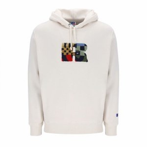 Bluza z kapturem Męska Russell Athletic Makie Biały