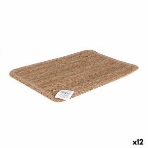 Podkładki na stół Privilege wiklinowy Prostokątny 40 x 30 x 0,5 cm (12 Sztuk)