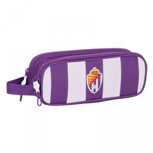 Piórnik Podwójny Real Valladolid C.F. Biały Fioletowy 21 x 8 x 6 cm