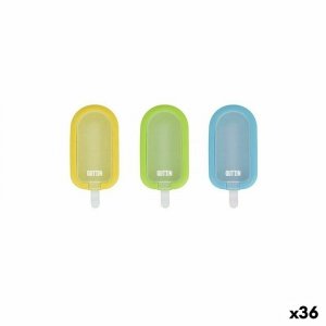 Foremki do Lodów Quttin Pojedynczy Silikon 11,5 x 6,5 x 3 cm (36 Sztuk)