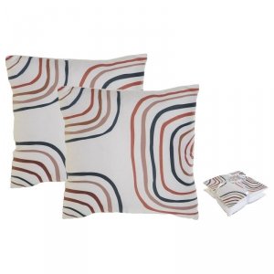 Zestaw poduszek Home ESPRIT Tęcza 45 x 5 x 45 cm (2 Sztuk)