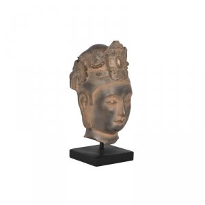 Figurka Dekoracyjna Home ESPRIT Brązowy Czarny Budda Orientalny 15 x 18 x 38 cm