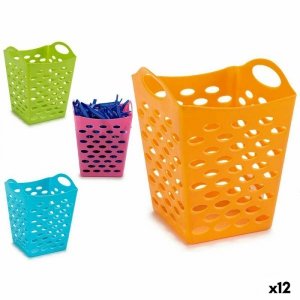 Koszyczek na klamerki Polietylen 13 x 17 x 13 cm (12 Sztuk)