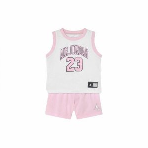 Zestaw Sportowy dla Dzieci Nike Air Jordan Cadet Wielokolorowy Różowy