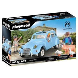 Zestaw Samochodów Playmobil Niebieski Samochód 57 Części