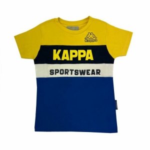 Koszulka z krótkim rękawem dla dzieci Kappa 8036M00058 Żółty