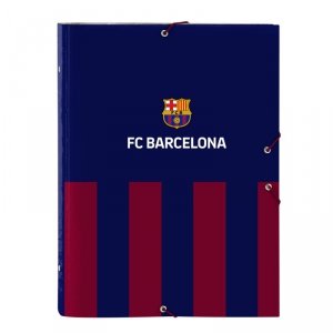 Folder organizacyjny F.C. Barcelona 24/25 Kasztanowy Granatowy A4 26 x 33.5 x 4 cm