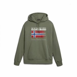 Bluza z kapturem Dziecięca Napapijri B-Kreis H Ciemna zieleń