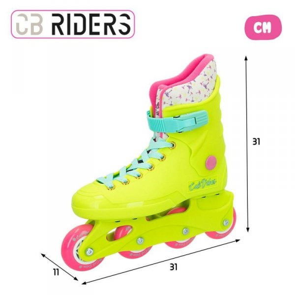Łyżworolki Colorbaby Żółty 38-39 (4 Sztuk)