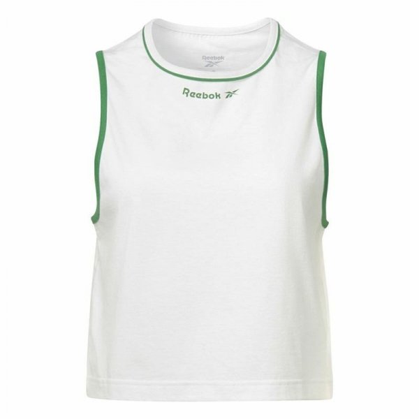 Koszulka z krótkim rękawem Męska Reebok HT6259 Biały (M)