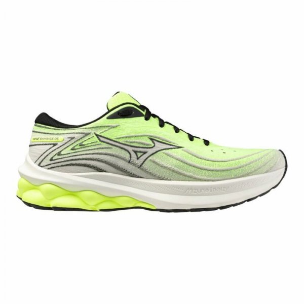 Obuwie do Biegania dla Dorosłych Mizuno Wave Skyrise 5 Cytrynowa Zieleń