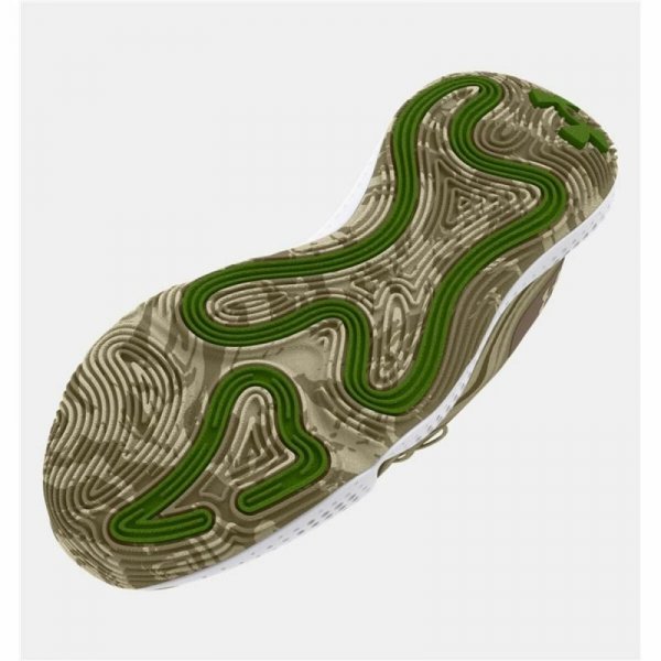 Obuwie Koszykarskie dla Dorosłych Under Armour Spawn 6 Camo Oliwka Jasnobrązowy