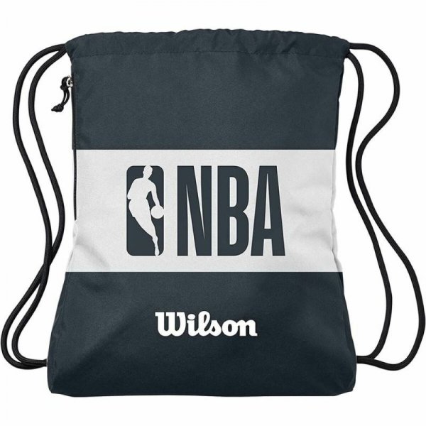 Worek na buty ze sznurkami Wilson NBA Forge Czarny
