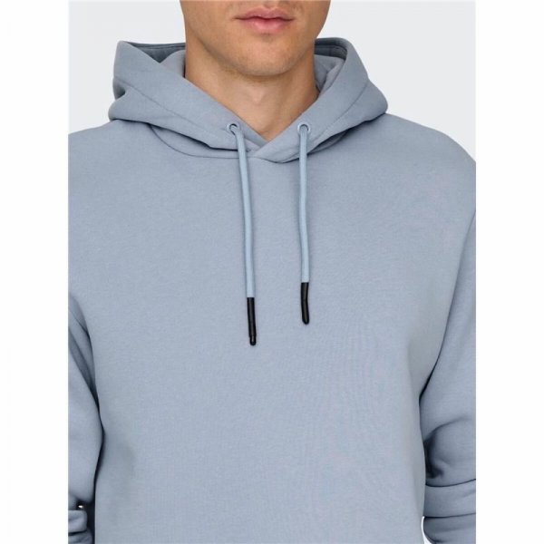 Bluza z kapturem Męska Only & Sons Onsceres Eventide woda