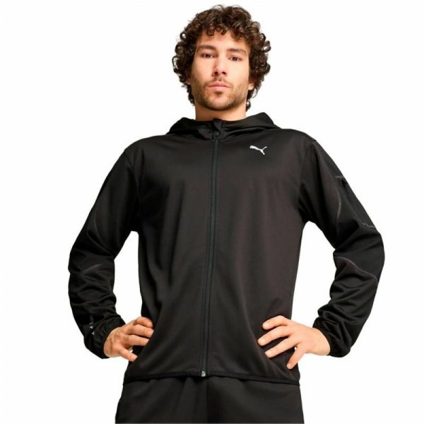 Bluza z kapturem Męska Puma Flex Panelled Jacket Czarny