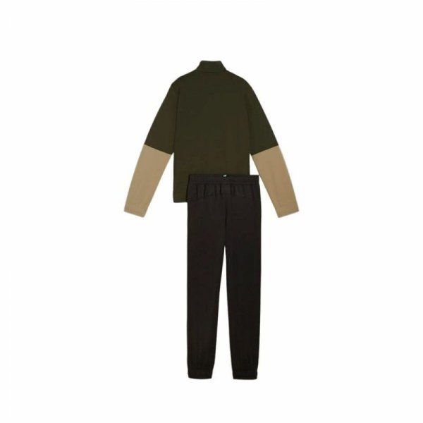 Dres Dziecięcy Puma Colorblock Poly Suit Khaki Oliwka