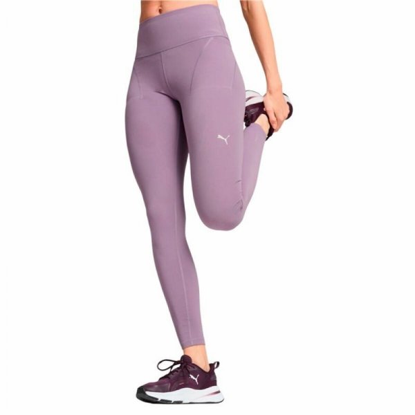 Legginsy Sportowe Damskie Puma Cloudspun Soft Hw Fl Tight Fioletowy