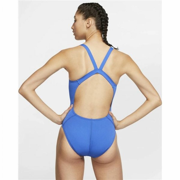 Strój kąpielowy Damski Nike Fastback  Niebieski