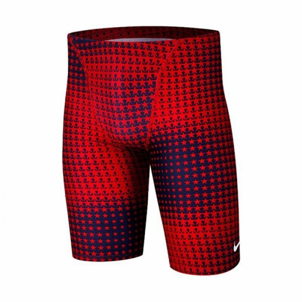 Strój kąpielowy Męski Nike Jammer Czerwony Ciemnoniebieski