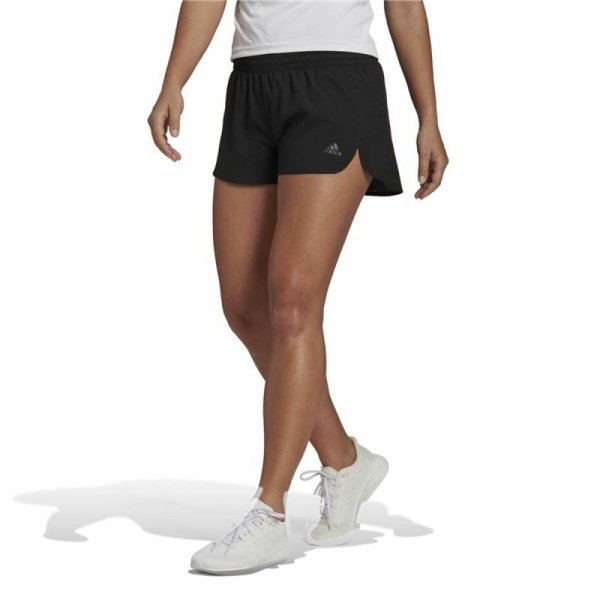 Krótkie Spodenki Sportowe Damskie Adidas Rnfastrt Ib Mujer Czarny
