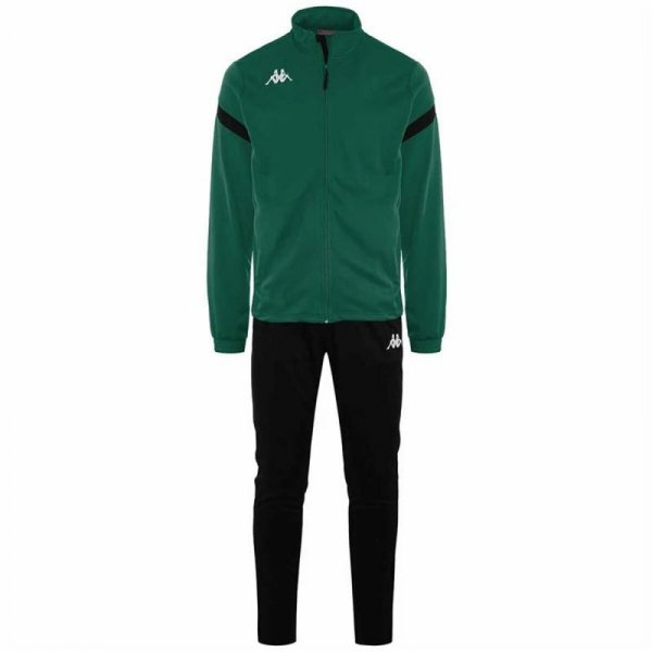 Dres dla Dorosłych Kappa Dalcito Czarny Kolor Zielony Dziecięcy Unisex 2 Części
