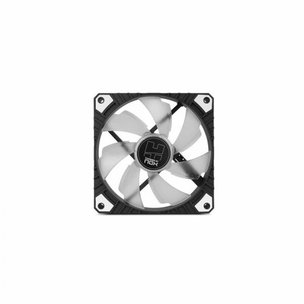 Wentylator do Obudowy Nox-Xtreme H-Fan Pro LED WHITE Ø 12 cm (1 Sztuk)