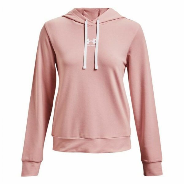Bluza z kapturem Damska Under Armour Rival Terry Różowy