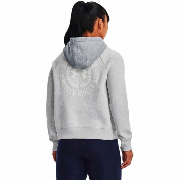Bluza z kapturem Męska Under Armour Rival Fleece CB Szary