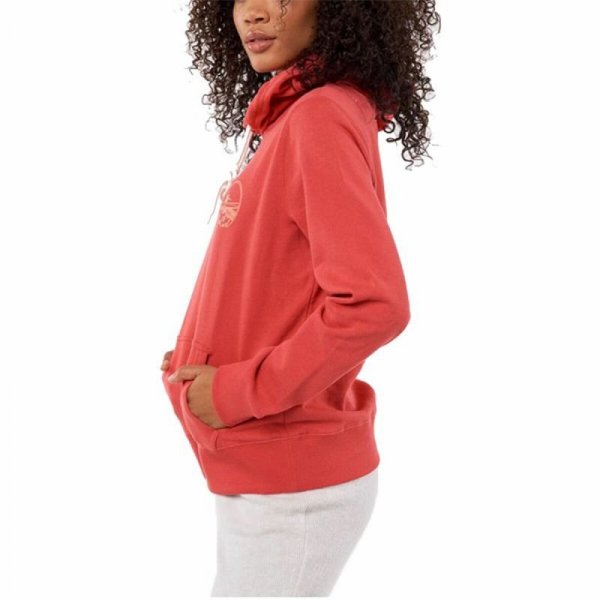 Bluza z kapturem Damska Rip Curl Re Entry Czerwony