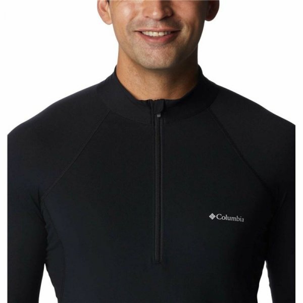 Koszulka z długim rękawem Męska Columbia Midweight Stretch Czarny