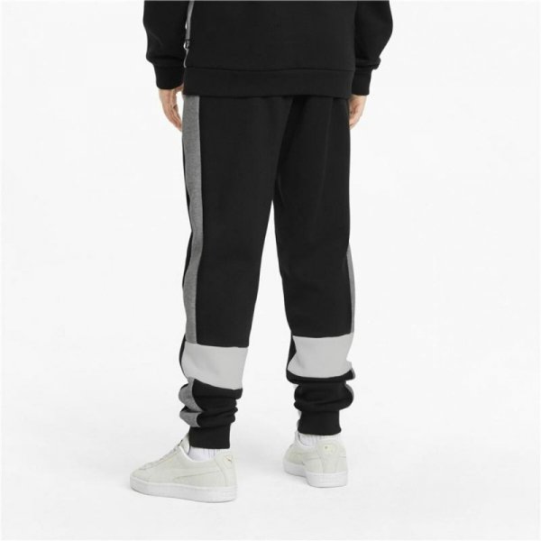 Spodnie dresowe dla dzieci Puma Essentials+ Colorblock Czarny Dzieci
