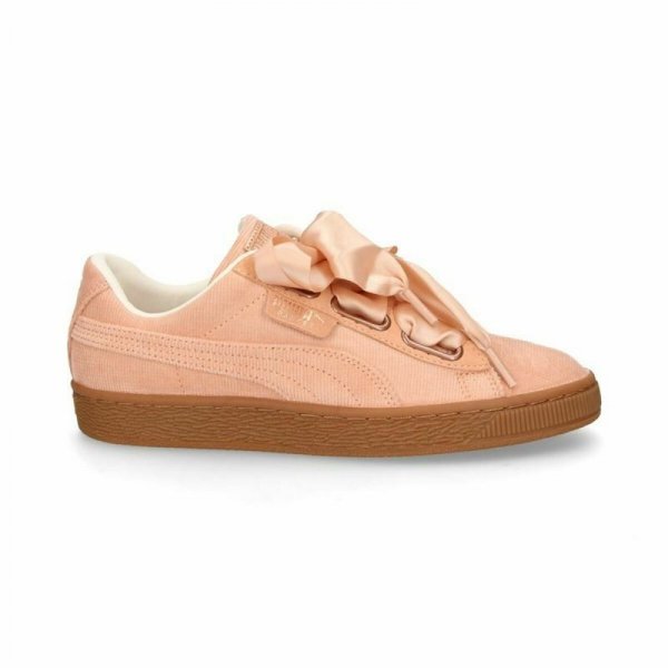 Obuwie Sportowe Damskie Puma Basket Heart Kobieta Łosoś