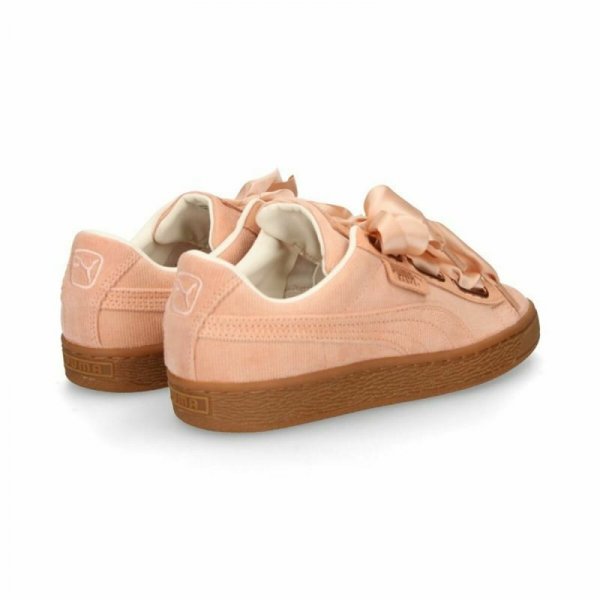 Obuwie Sportowe Damskie Puma Basket Heart Kobieta Łosoś