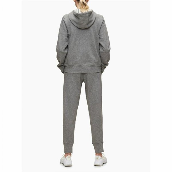 Kurtka Sportowa Damska Calvin Klein Full Zip Ciemny szary