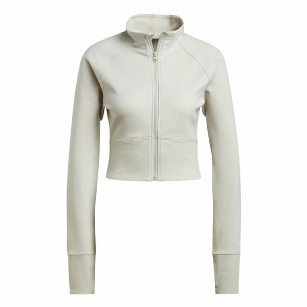 Kurtka Sportowa Damska Adidas Aeroready Studio Beżowy