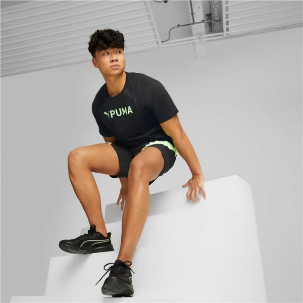 Koszulka z krótkim rękawem Męska Puma Ultrabreathe Triblend Czarny