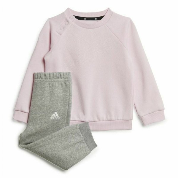 Zestaw Sportowy dla Dzieci Adidas Essentials Logo Różowy